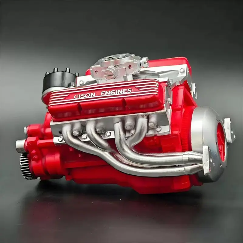 Engine V8 Resin Craft Decorative Piece, Gasoline Overhead Valve Model, Unique Automotive Artwork, Perfect for Enthusiasts and Collectors