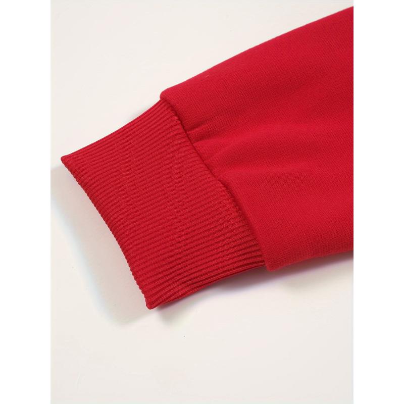 Casual Hooded Sweatsuit Set - 2 Pack Polyester Solid Color Sportswear with Pockets, Slight Stretch, Regular Fit Fall/Winter Apparel Over 3 Years Old - Comfortable Knit Jogger and Sweatshirt Combo, Outdoor