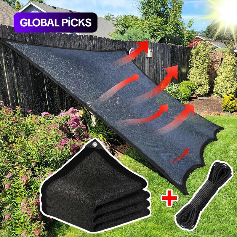 Summer Garden Mesh Shade, Shadecloth with Grommet & Rope, Waterproof ...