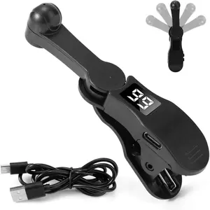 Digital Auto Clicker for Smartphone Screens, ABS Universal Tapping Device with Adjustable Speed and Anti-Slip Clip for Gaming, Likes, Devices