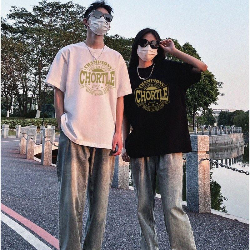 Bestselling Trendy Brand Short-Sleeve T-Shirt - Stylish & Fashionable Summer Top for Men & Women, Crew Neck, American-Style, Loose Fit (Couple's Style)