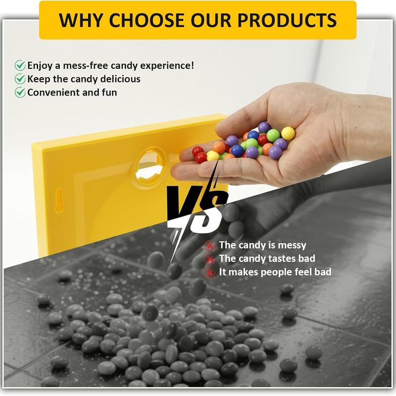 Wall-Mounted Picture Frame Candy Dispenser, Hangable Fast Candy Distribution, Sturdy Design, Fun Kitchen & Living Room Decor, Unique Gift for Holidays & Birthdays