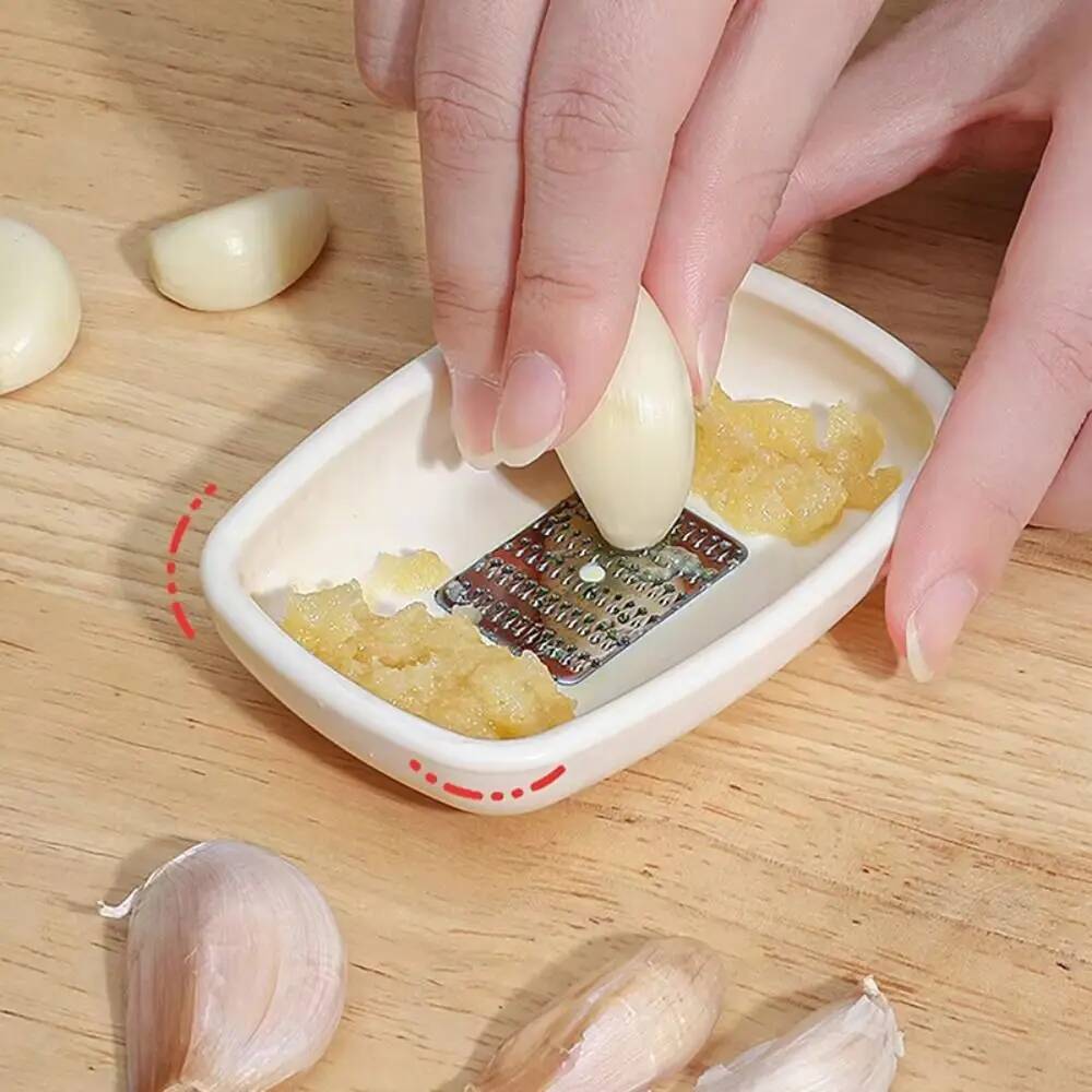 Garlic Crusher, Ginger Grater Masher, Manual Garlic Press Tool for Kitchen, Cooking, Sauce & Meal Prep Garlic Crusher, Ginger Grater Masher, Manual Garlic Press Tool for Kitchen, Cooking, Sauce & Meal Prep