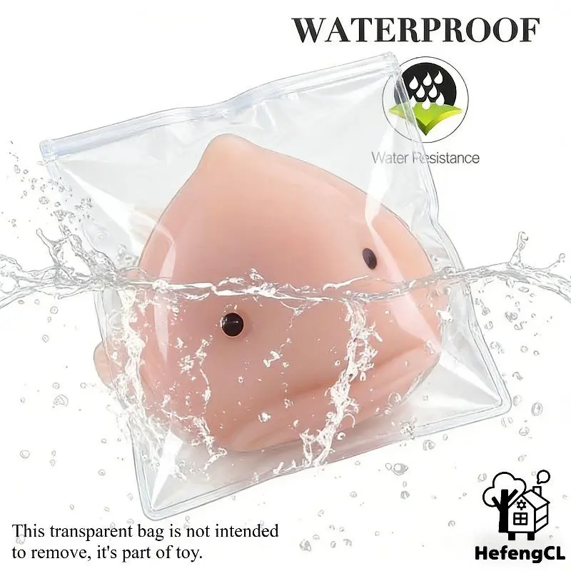[Ugly Fish Toy] Ugly Little Fish Toy – Smooth And Oddly Shaped Fish, Soft Grip Relaxing Toy, Realistic Fish Design Perfect for Desktop Decoration, Ideal Ornament, Halloween/Christmas Party Bag Filler, Kids Hand Pressing Toy (Tpr-Hefeng)