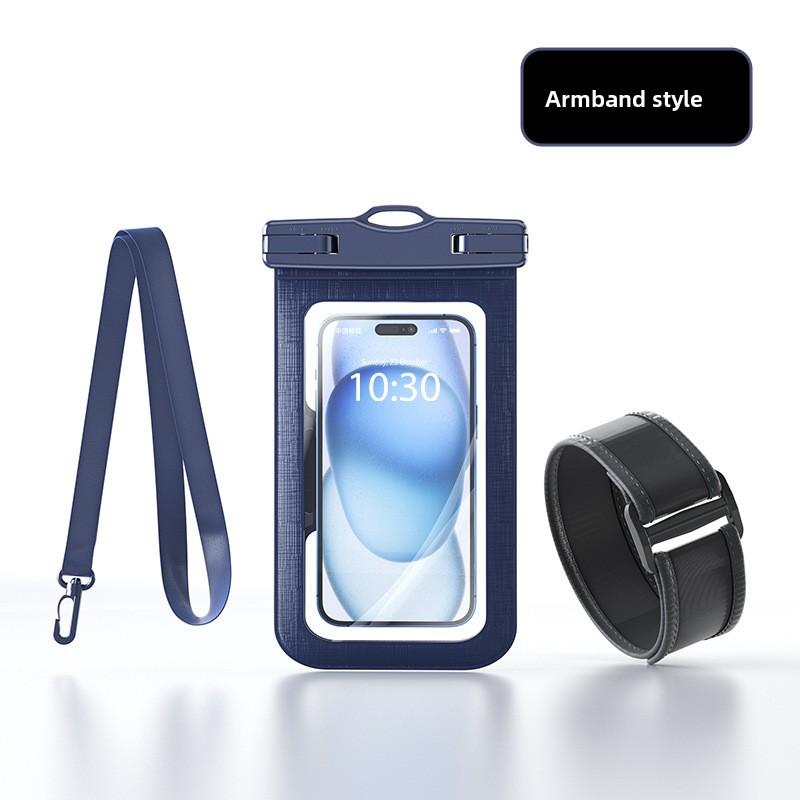 New Arm Belt Mobile Phone Waterproof Bag Touch Screen Mobile Phone Case Sports Arm Bag Large Capacity Outdoor Waterproof Bag