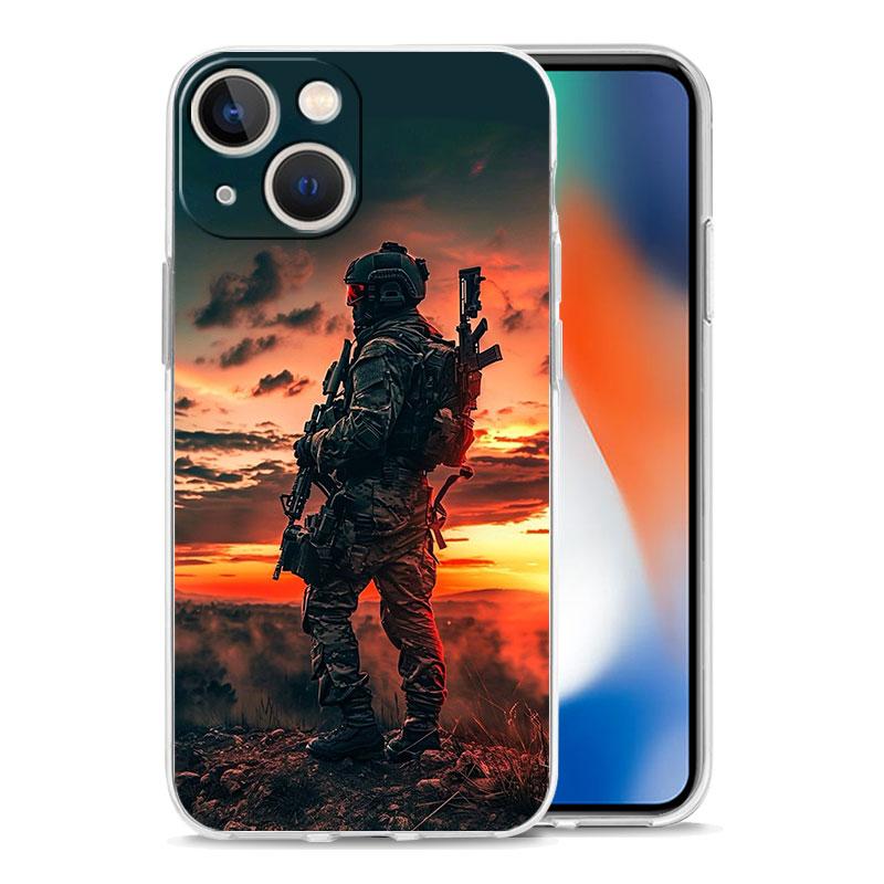 Phone Case For iPhone 1716 Cases iPhone 15 12 13 14 16 Pro Max  Max 15 Plus iPhone11 Cover Military Army Special Forces
