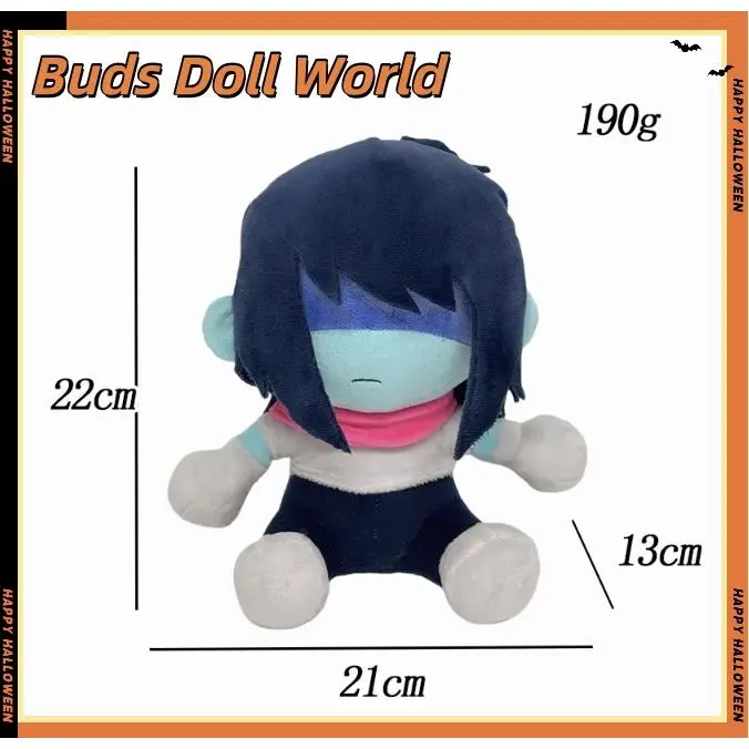 20cm DELTARUNE Inspired Kris Plush Doll - Soft Stuffed Toy for Fans Collection Birthday Holiday Party Gifts