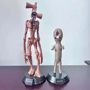 Siren Head Figurine SCP6789 SCP173 Torch Action Figure Model Toys Collectible Doll Bookshelf Ornament Gift For Children
