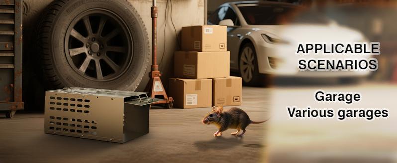 Humane Trap Live Mouse Trap Indoor Catch and Release Animal Cage Multi Large Bait Outdoor Reusable Chipmunk Mice Voles Rodent That Work (1)