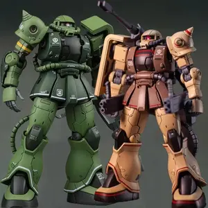 2026 hot item GTO Zaku Mass-Produced Char'S Custom Mobile Suit Mech Assembly Model Kits Action Figures Desktop Decoration Doll Boy Toy Gift