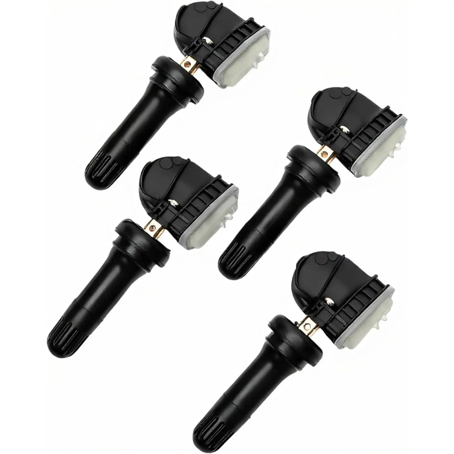 TPMS Sensors Set of 4 for Ford F150/Explorer/Fusion 2015-2024 - OEM F2GZ-1A189-A TPMS35 Replacement, Waterproof 315MHz Tire Pressure Monitoring System Sensor Fit Lincoln,wrench,, 4 Pack, Eliminates Tpms Warning Light Issues