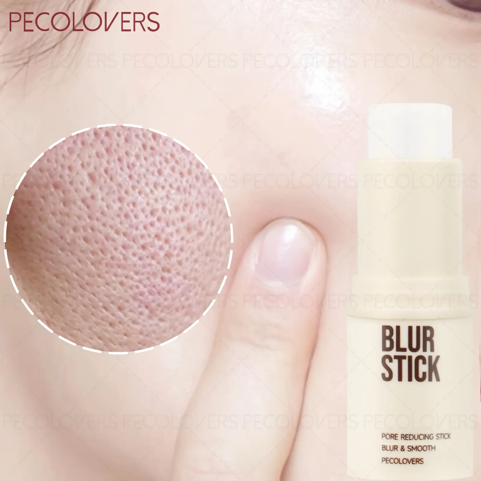 1PC Transparent Invisible Pore Concealer Stick - Soft Texture, Mild Formula, Light and Non-sticky, Covers Minor Blemishes and Dark Circles, Provides Long-lasting, Smooth and Flawless Skin Tone, Suitable for All Skin Types