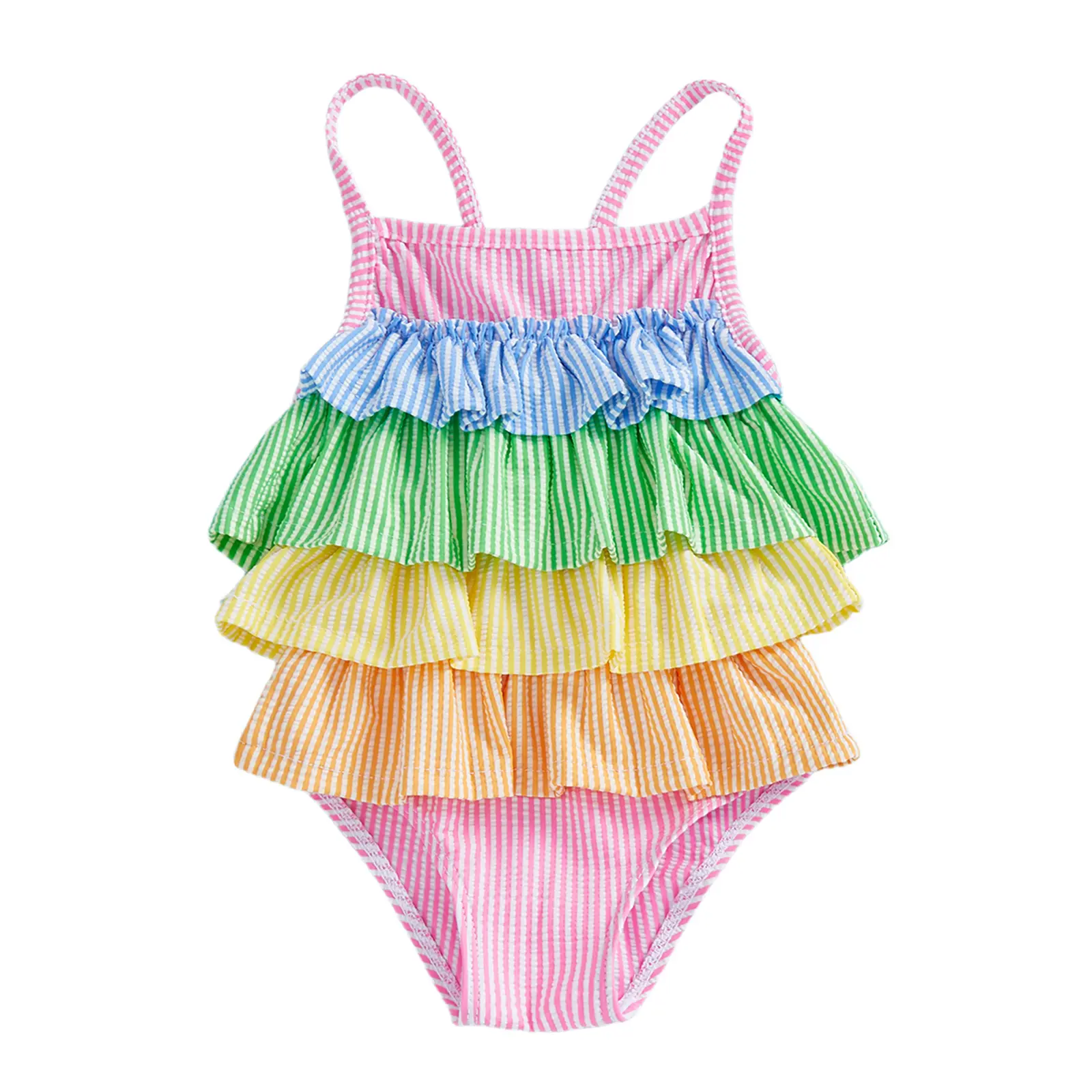 FOCUSNORM Toddler Baby Girl Swimsuit Infant Long Sleeve  Swimsuit Romper Dress Baby Bathing Suit Beach Rash Guard