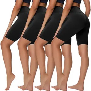 Pack Biker Shorts for Women - 8"/3"/5" High Waist Tummy Control Summer Workout Shorts for Running Yoga Athletic