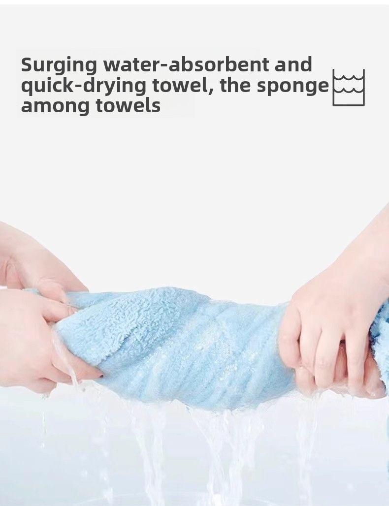 Hooded pet bathrobe, dog clothes, cat towel, super absorbent, soft, quick-drying, specialized for bathing and drying dogs