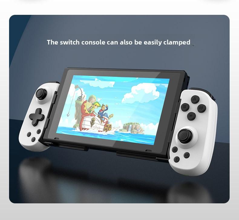 Dual Hall Effect Telescopic Gamepad - D6DP Wireless Controller for Switch Android iOS Windows