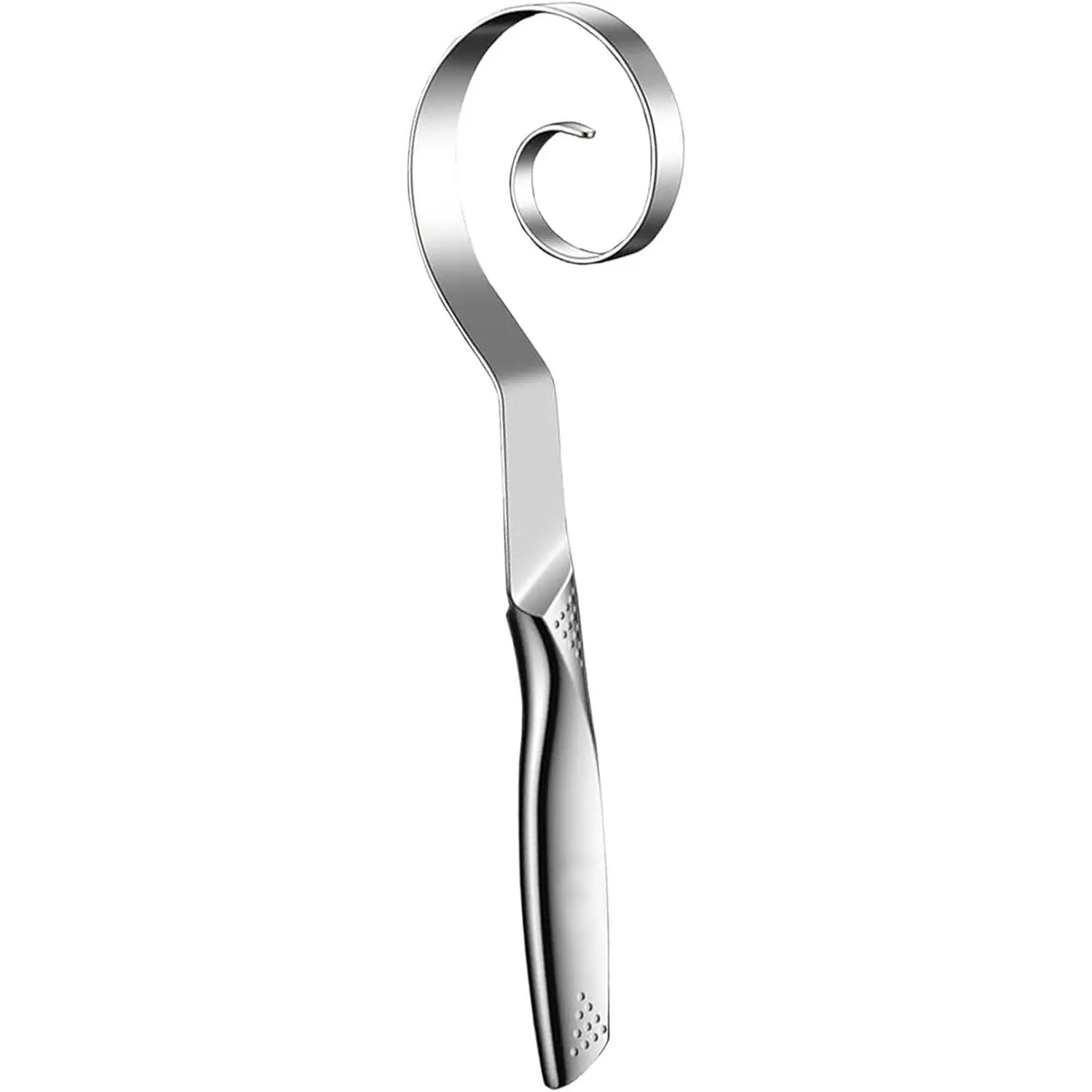 Seamless Danish Dough Whisk,18/10 Stainless Steel Bread Dough Whisk for Sourdough - 10" Metal Hand Mixing Tool for Pizza, Pastry, Cake Batter, Dishwasher Safe Dough Hook