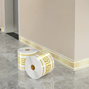 Luxury Self-Adhesive Baseboard Corner Protectors, Strong Adhesion, DIY Installation, Wall Angle Protection, Ceiling & Countertop Use