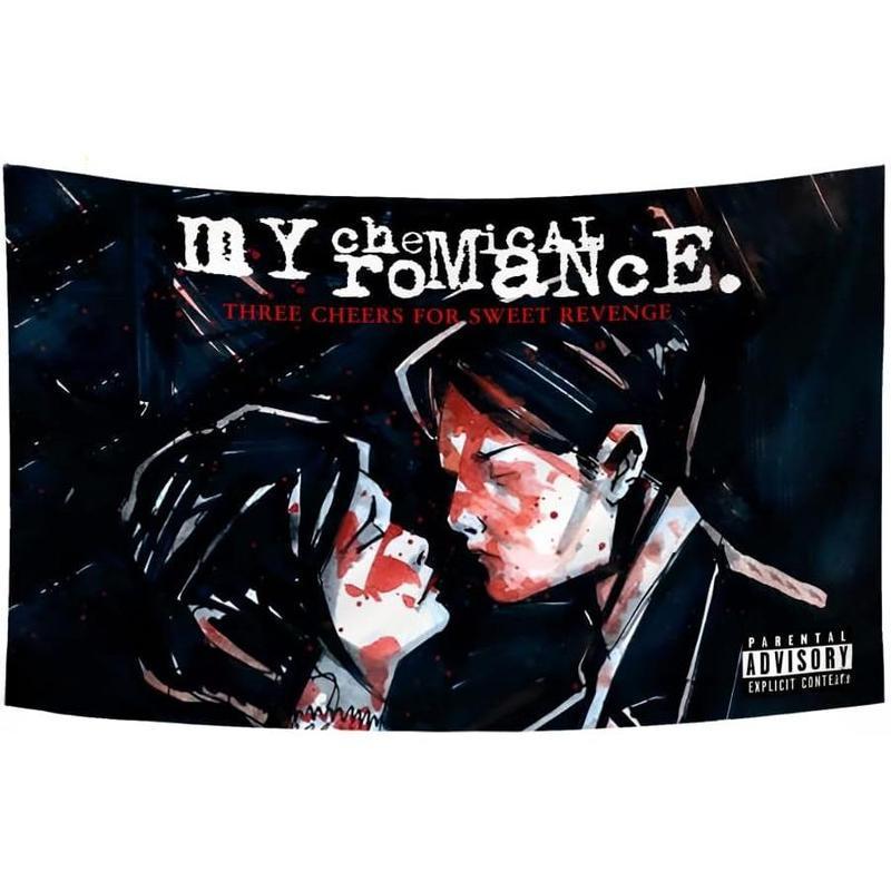 Tapestry My Chemical Romance Tapestry Flag 3x5 FT Funny Poster for bedroom living room dorm decor Light Decorative Tapestry My Chemical Romance Tapestry Flag 3x5 FT Funny Poster for bedroom living room dorm decor Light Decorative