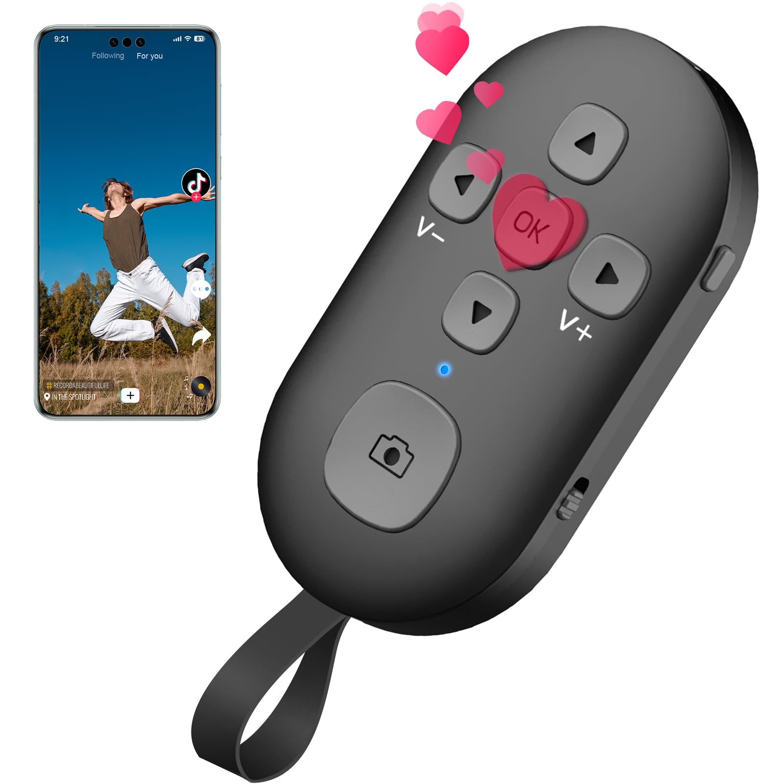 R1 Scrolling Remote Control For Phone Page Turner App(not All Devices) Camera Shutter Controller Photo And Video Connect Via Usb-c Charge No Modes R1 Scrolling Remote Control For Phone Page Turner App(not All Devices) Camera Shutter Controller Photo And Video Connect Via Usb-c Charge No Modes