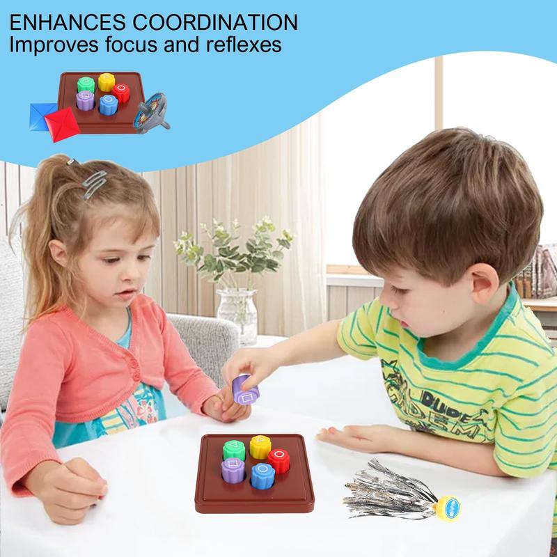 Korean Traditional Play Game, Korean Folk Game Set - Gong-gi, Biseokchigi, Jebi chagi, Paeng-y, DDAKJI Game Set, Family Travel Game for Relaxation, Coordination, and Social Entertainment Ideal for Game Lovers