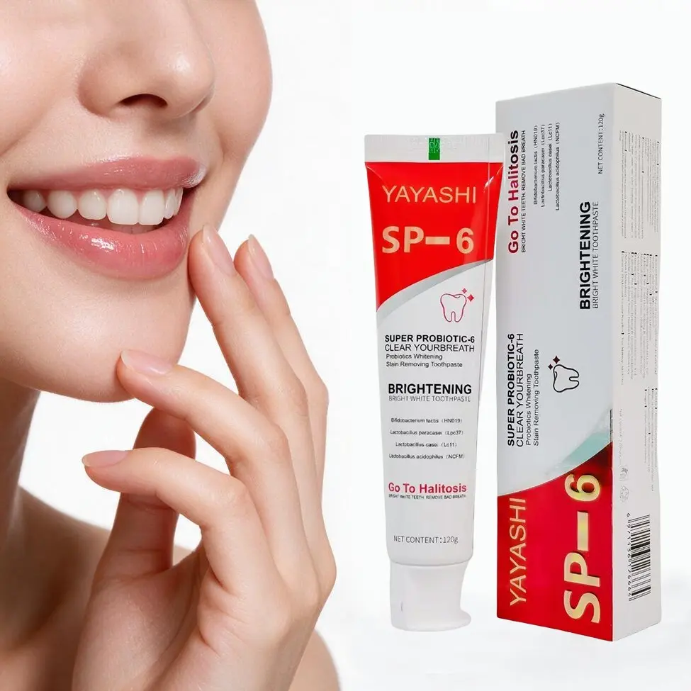 3pcs/4pcs Sp-6 Probiotic Whitening Toothpaste, Mint Fresh Breath, Gums Health, Deep Cleaning, Gentle Teeth Care, Sensitivity Relief, Brightening Toothpaste