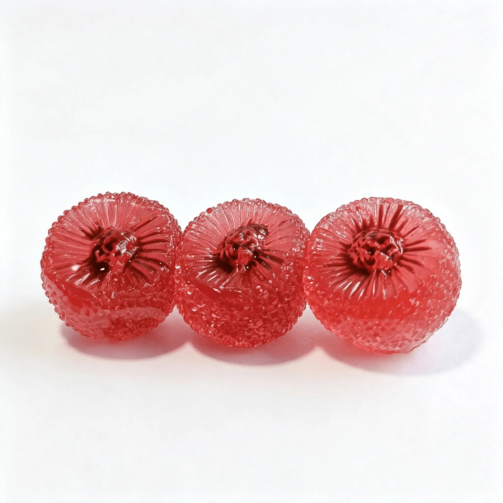 Raspberry Trio Food-Grade Silicone Squishy Charm, DIY Keychain & Bag Charm, Holiday Gift, Birthday Gift, Best Friend Gift