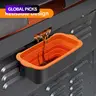 Oil Catch Tray Liner for Blackstone Griddles, Foldable Silicone Grease Tray, Barbecue Accessory #GLOBAL PICKS