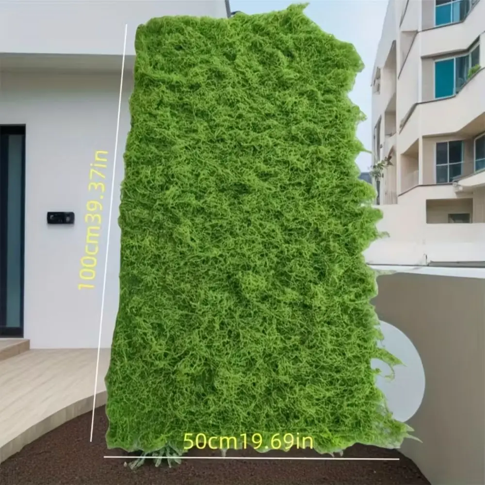 1 roll Artificial Moss Carpet, Simulated Moss Mat, Fake Moss, Can Be Cut, Easy to Maintain, Suitable for Indoor/Outdoor Decoration, Wedding, Garden, Roof, Wall, Party, etc