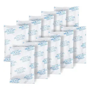 Silica Gel Packets, 20 Gram 80 Packs Food Safe Moisture Absorbers, Desiccant Packs for Storage, Reusable Desiccant for Foods, Storage Bins, 3D Filaments, Electronics, Safes