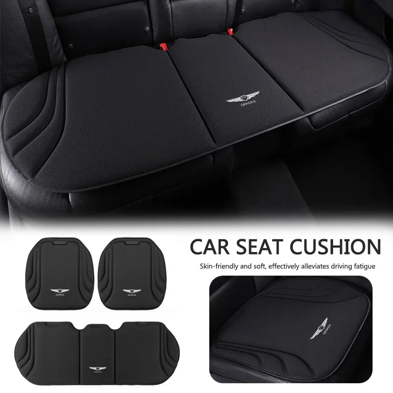 Breathable Leather Car Seat Cushion Protector Universal Seat Cover Mat For Genesis Essentia GV80 Neolun G70 G90 GV90 GV60 X G80 GV70