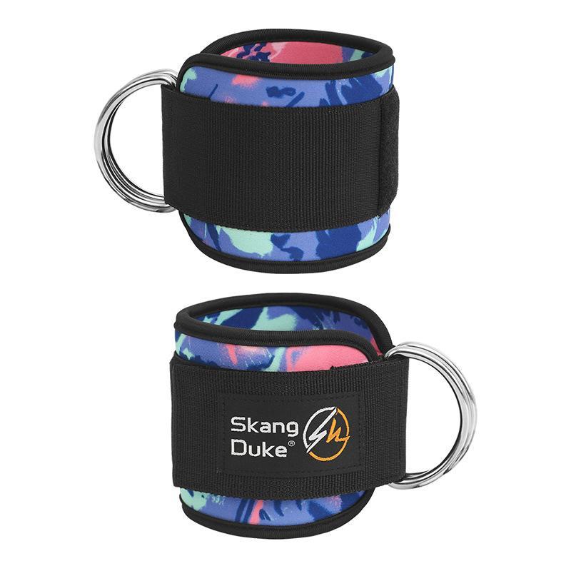 Ankle Straps, 2 Counts Workout Cuff Attachments for Exercise Bands, Ankle Straps for Leg, Glute and Ab Exercises, Fitness Equipment and Gym Accessories