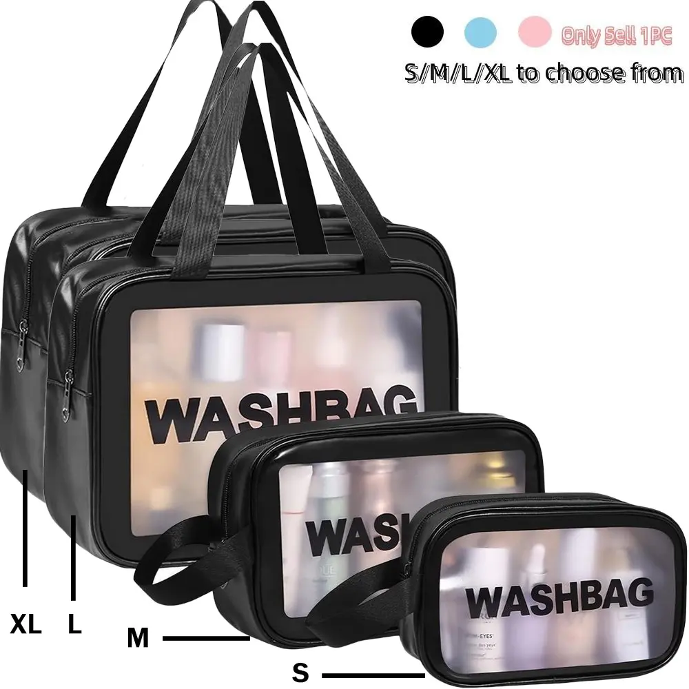 Travel Toiletry Bag, Multifunctional Toiletry Bag, Multi-layer and multi-combination Large Capacity Storage Bag, Pink Black WASH BAG for Women & Men, Waterproof Toiletries Bag, Travel Cosmetic Bag, Travel Toiletry Organizer