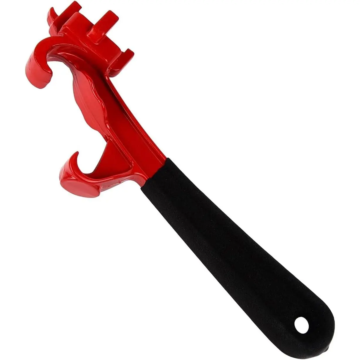 3 in-1 Bucket Opener Tool 5 Gallon Aluminum Bung Wrench Paint Bucket Can Lid Opener with Non-slip Handle Grip Drum Barrel Pail Lid Remover Tool for Home and Industrial Use