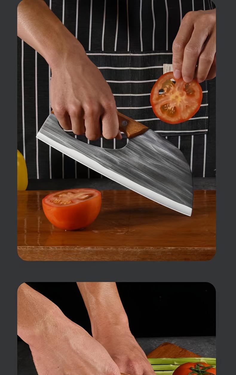 [Buy 1  Get 1 Free] For Only Today 2pcs kitchen knives, super sharp kitchen knives, meat cutters, kitchen knives and slicing knives Combination knife Block household knife chef  knifes meat cleaver knife kitchen  knives Kitchenware Meatcleaverset Cooking