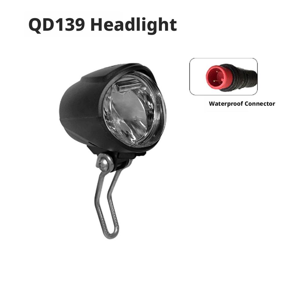 QD139 Cross-Border 5-Pin Waterproof Connector for Front Lights – Modification Kit for Electric Bicycles and Scooters