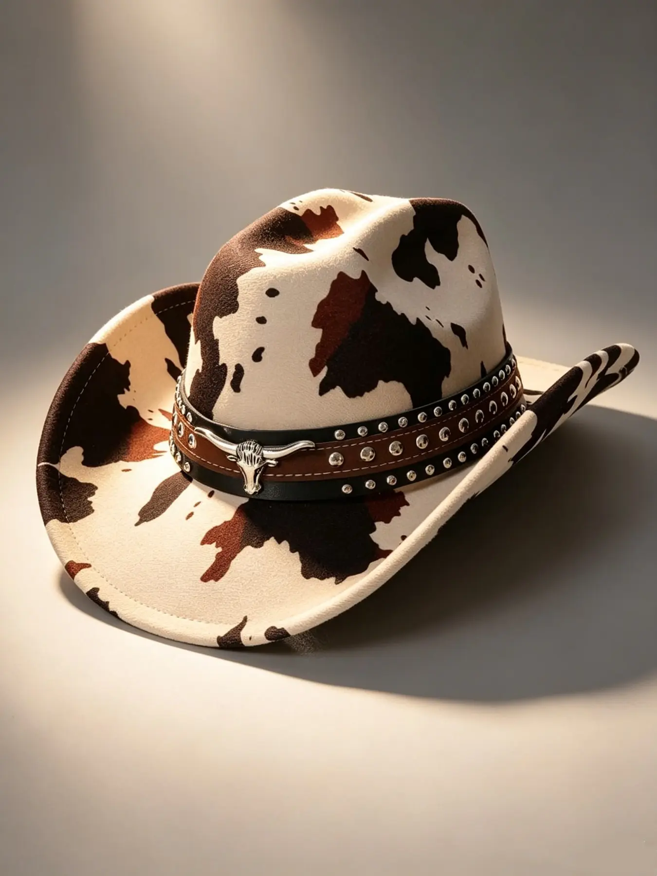 1 Piece Cowboy Hat for Women & Men - Western Cowboy Outfits for Cowboy Party, Music Festival, Beach, Country party, Bars, Bachelor Parties, Cosplay - Wide Brim Cowgirl Hat with Bling for Halloween, Christmas, New Year - Fedora Hat for Winter Unisex Glam