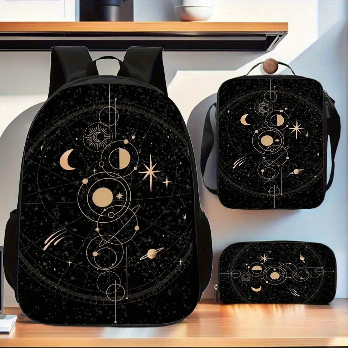 Planet, Solar System, Space Travel Backpack for Outdoor Use, Everyday Carry Bag, Sports Camping Pack, Unisex Laptop Carrier, Student Bag, Gift for Valentine'S Day