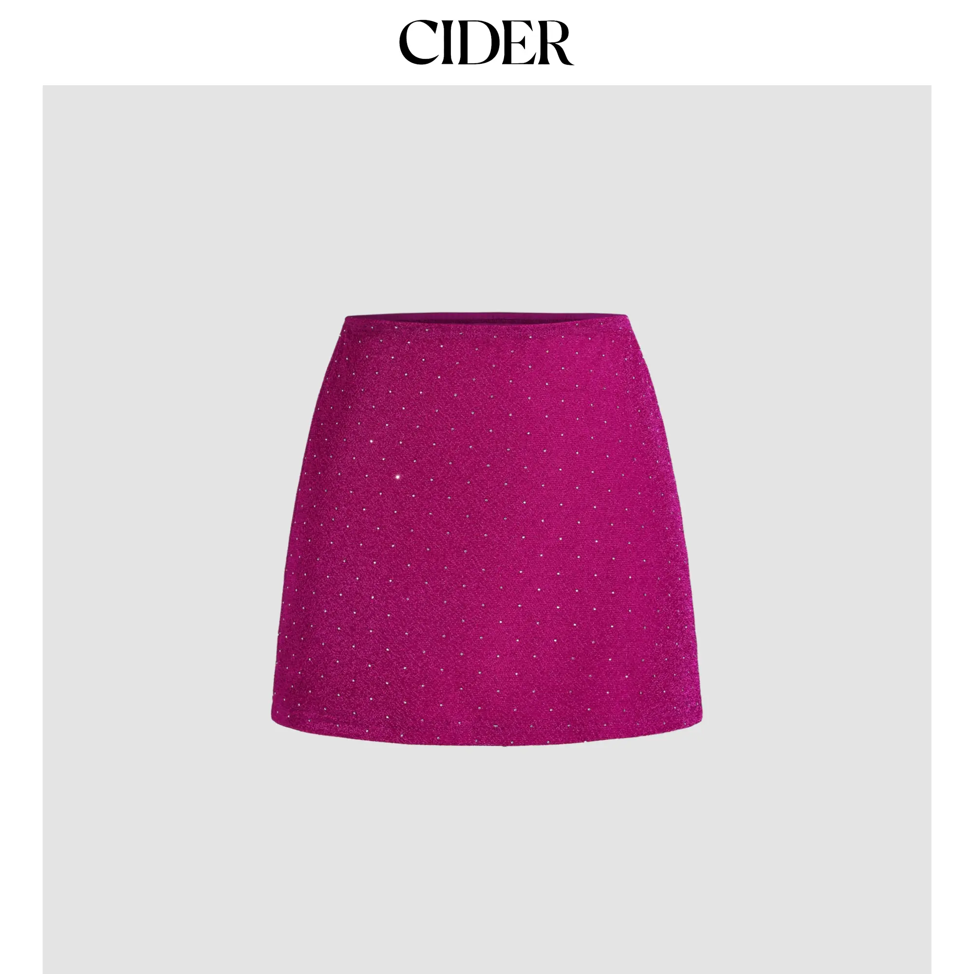 Cider [size 2-10] Sequin Low Rise Mini Skirt SohoChic