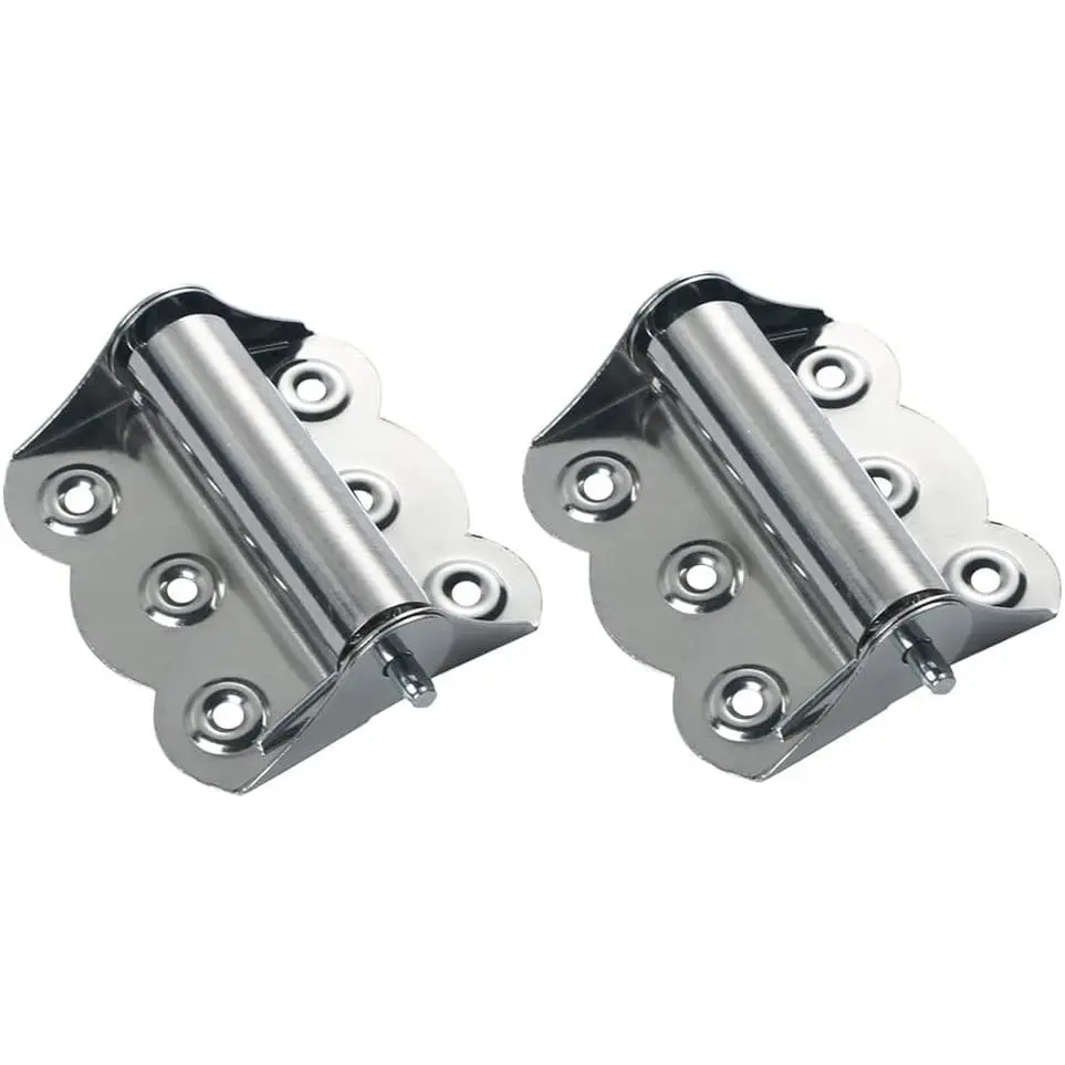 2 count Stainless Steel Screen Door Hinges Hardware Spring  Hinge,
