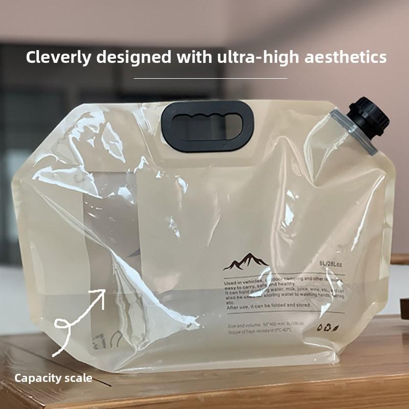 Portable foldable water bag Outdoor car outing water storage bag Large capacity disaster-resistant water storage bag