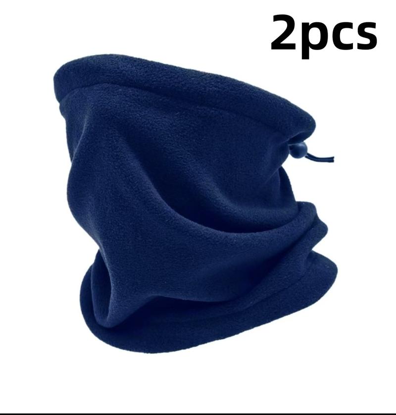 2PCS Men’s Thermal Balaclava Face Masks – Windproof Fleece-Lined Winter Neck Gaiters for Skiing, Motorcycling, Cycling, and Outdoor Sports, Breathable & Adjustable Cold Weather Gear