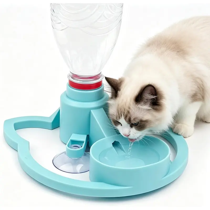 Pet Gravity Automatic Watering Machine, Large Capacity Plug-Free Pet Waterer, Anti-Moisture Mouth, Easy Clean Cat Bowl, Animal Water Bowl, Dog Water Dispenser