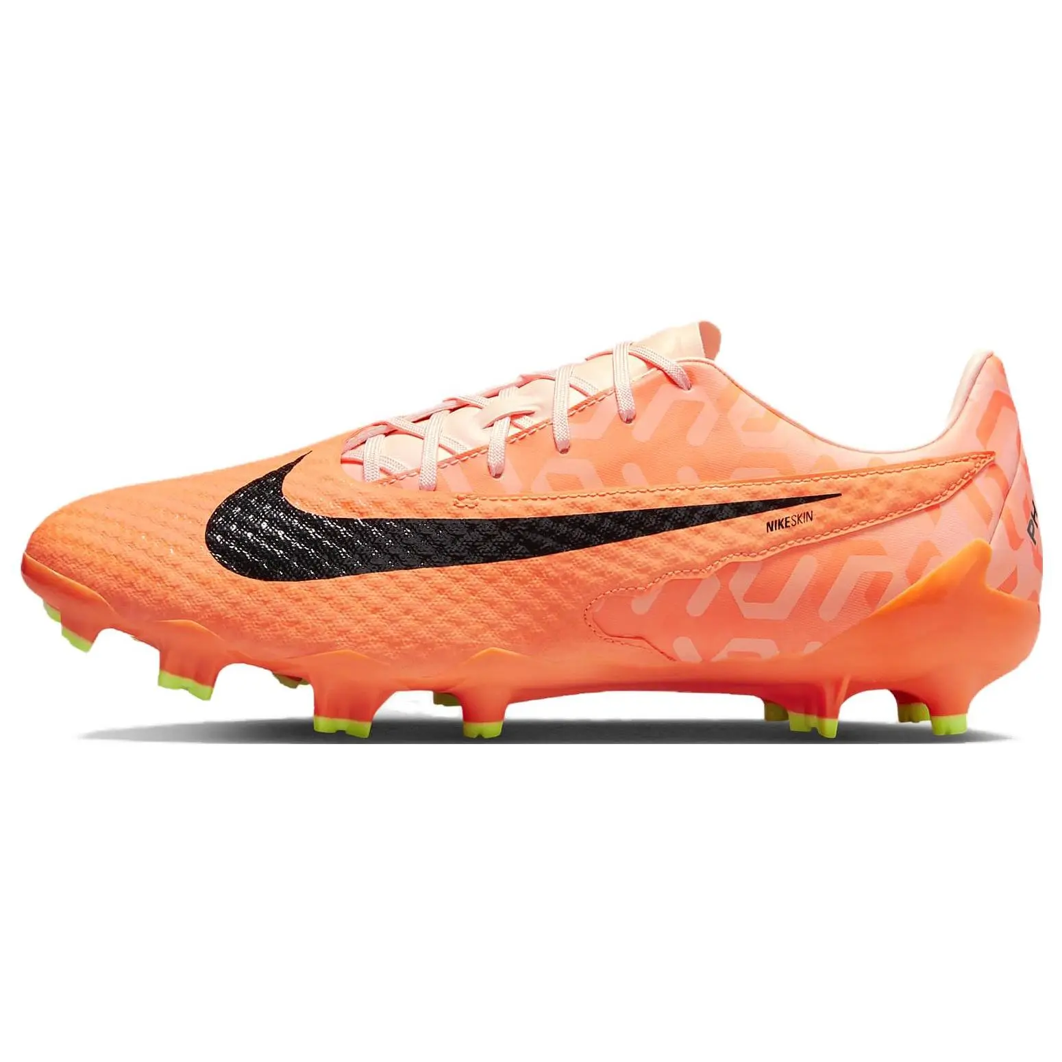 Nike Phantom GX Academy Soccer Cleats for Men and Women – Comfortable Round-Toe MG Studs for Artificial Turf, Orange Verifiable, with credentials and supporting global authentication