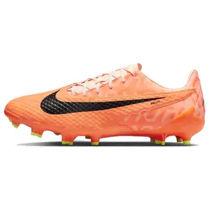 Nike Phantom GX Academy Soccer Cleats for Men and Women – Comfortable Round-Toe MG Studs for Artificial Turf, Orange Verifiable, with credentials and supporting global authentication