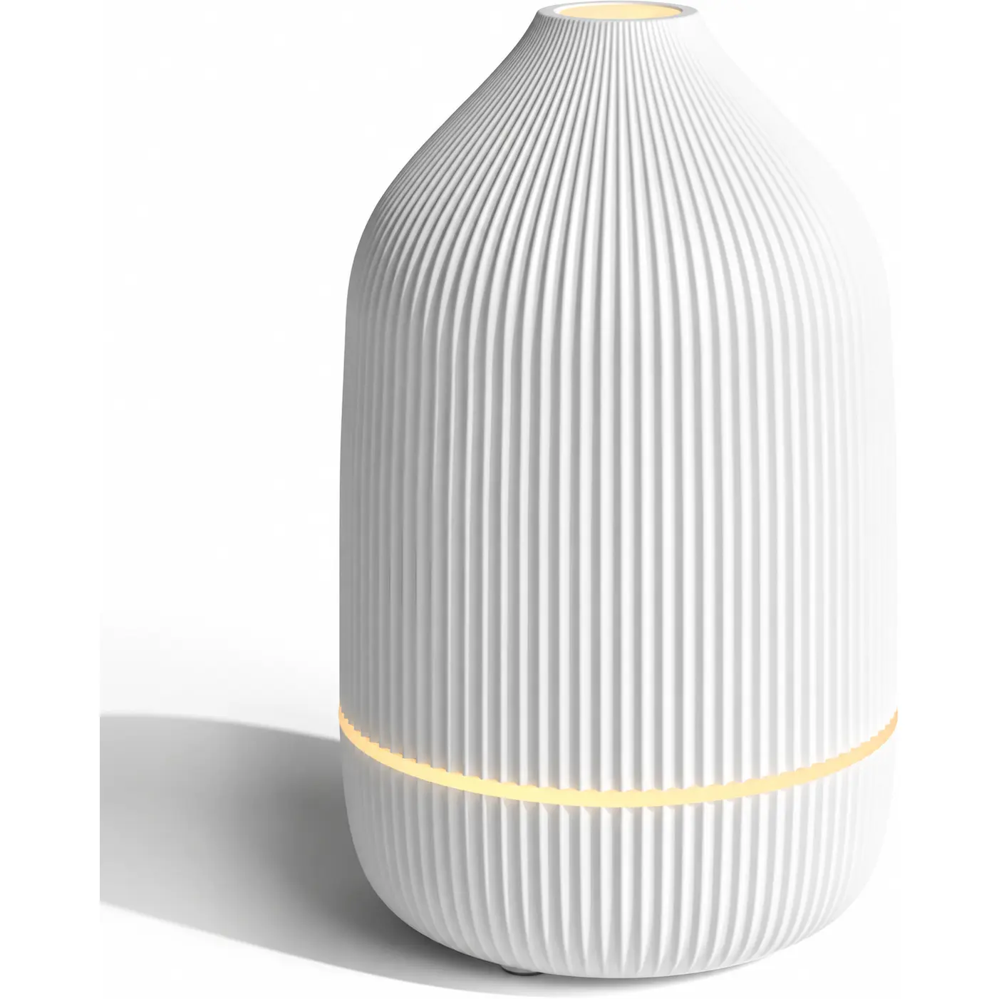 100ML Ultrasonic Essential Oil Diffuser - Mini Mist + Light Relaxation Aromatherapy Machine, USB Powered Humidifier with 7 Color LED, Auto Waterless Shut-Off, Portable Room Diffuser for Bedroom Small Spaces, Zen Aromatherapy Machine