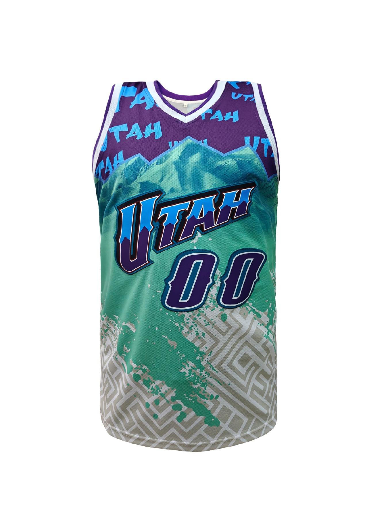 Mens #32 Basketball Sports Jersey, Retro Printed pattern Sleeveless Embroidery Sweatshirt Training Competition Sports Uniforms Suitable for Summer, Sportswear Top, Athletic Outfits, Athletic Training Apparel, Sports Tops