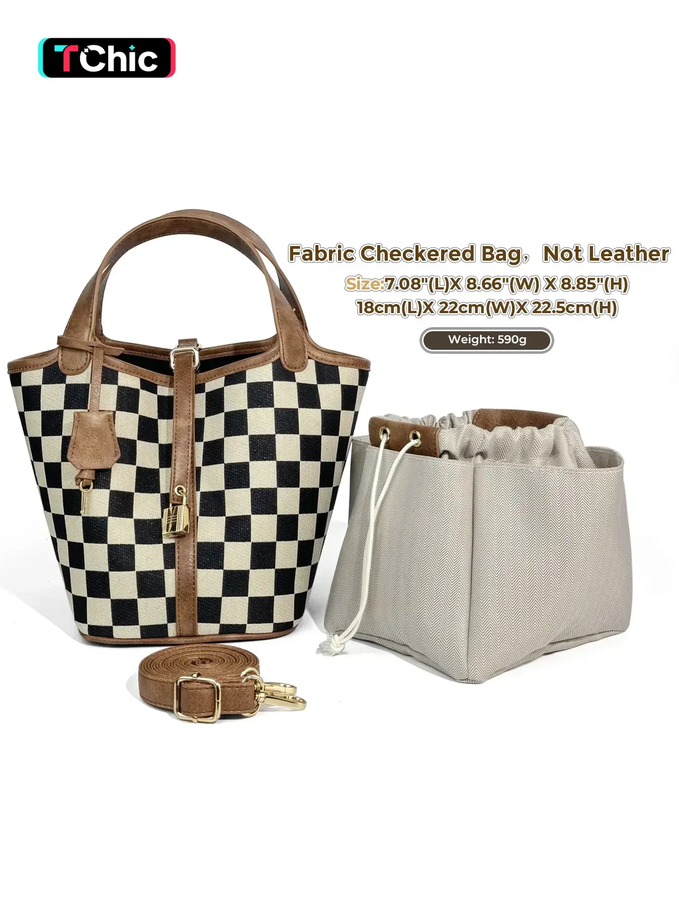 Women's Plaid Checkered Crossbody Bag, Polyester Bucket Bag for Women, Vegetable Basket Shape Satchel with Top Handle Bags - Stylish, Multi-Functional, Lightweight And Casual Adjustable Purse Handbags to Shopping bag and Holidays Gift, Suitable For Work