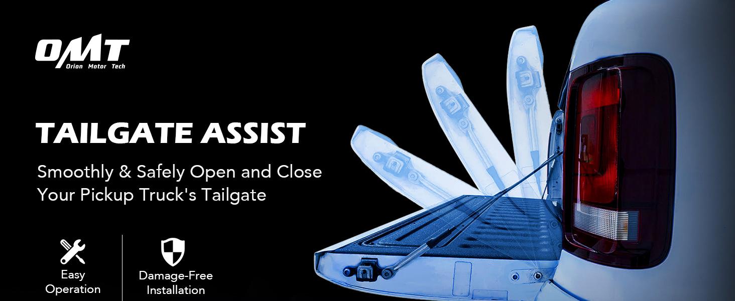 THE WELL KEPT Truck Tailgate Assist Compatible with 2009-2025 Dodge Ram 1500 2500 3500, Pickup Tailgate Lift Assist Kit 2009 2010 2011 2012 2013 2014 2015 2016 2017 2018 2019 2020-2025 Dodge Ram
