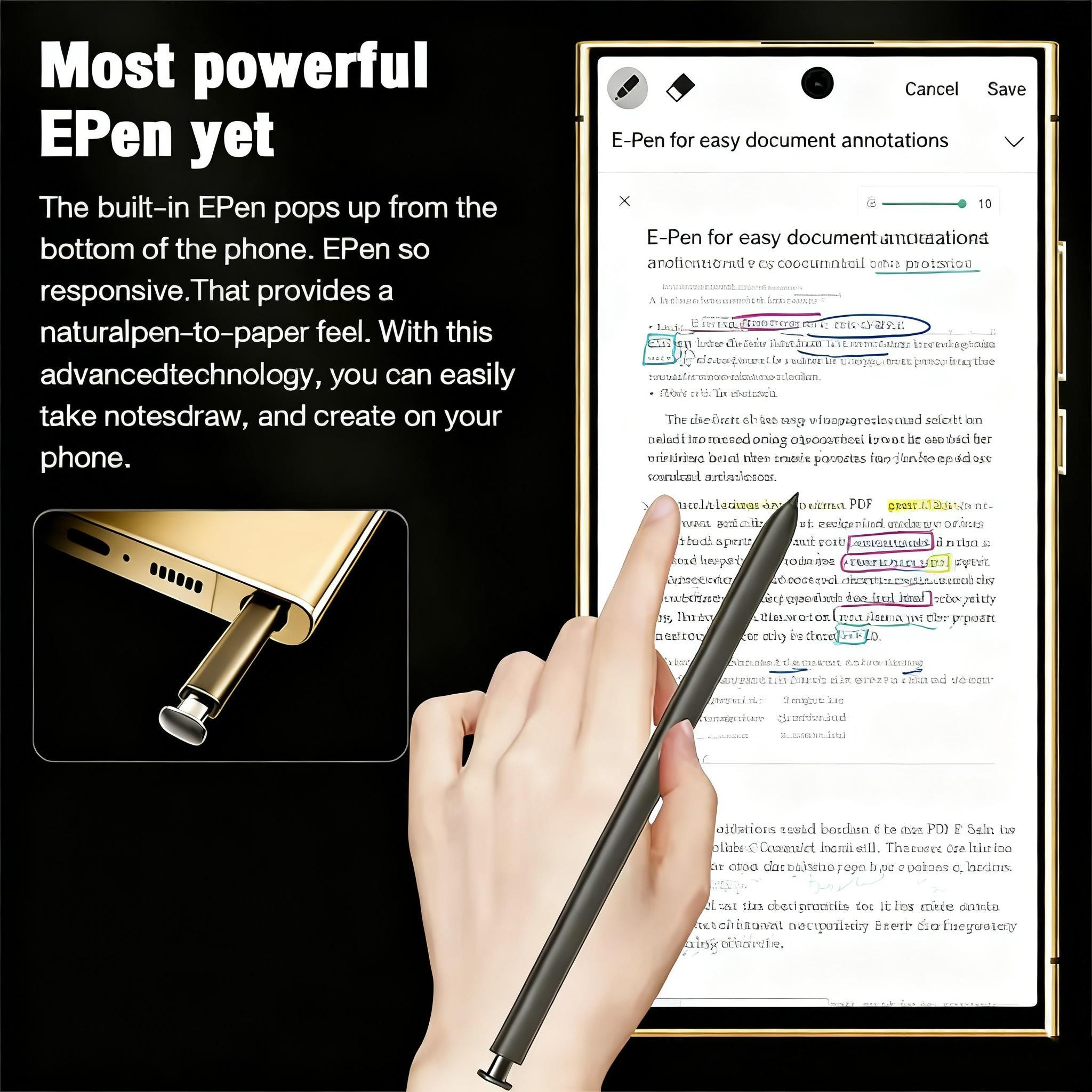 25Ultra Android Smartphone, 6.8 Inch Dual 108MP+48MP Cameras, Long-Lasting 6800mAh Battery, Fast Charging, OTG Function, Facial Recognition Unlocking, Stylus, 12GB RAM +512GB ROM, 5G Network Android 14 OS, Unlock Cellphone for